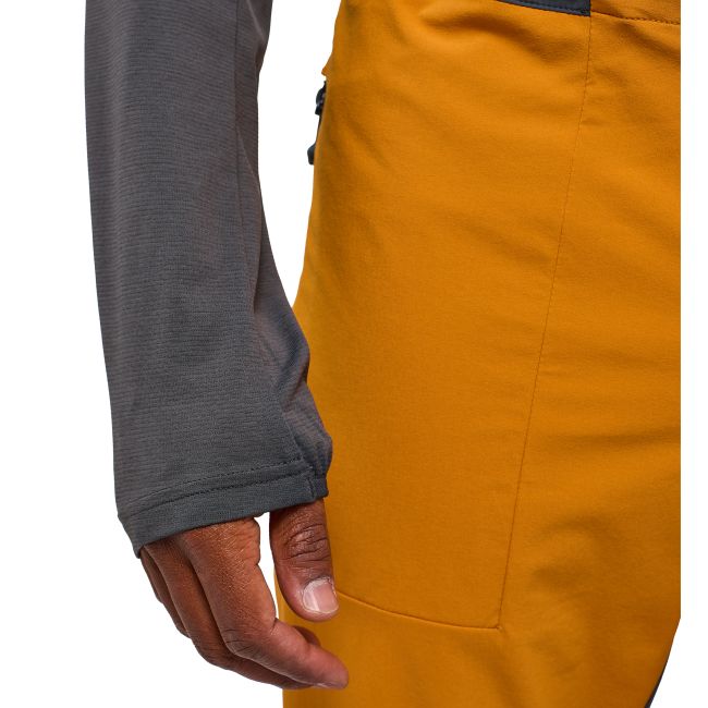 Haglöfs L.I.M Quiver Pant – Pantaloni outdoor versatili - Galben Desert Yellow/Magnetite
