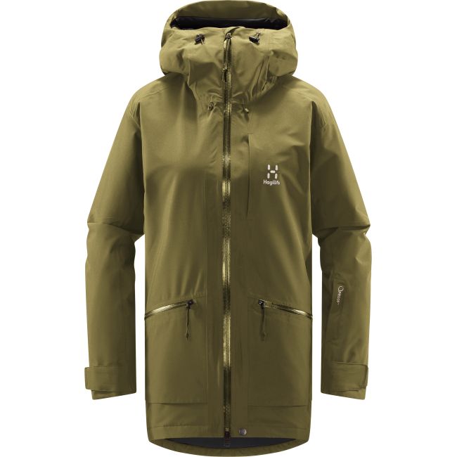 Haglöfs Lumi Insulated Parka W – Parka izolată impermeabilă - Verde Olive Green