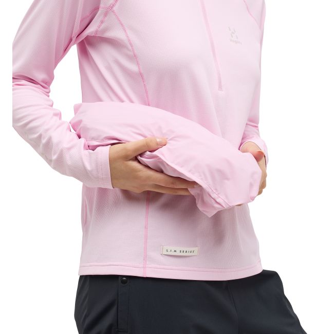 Haglöfs L.I.M Tempo Trail Jacket W – Geacă de alergare trail ușoară - Roz Fresh Pink