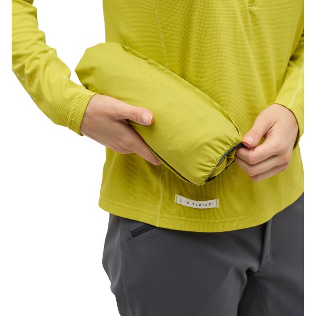 Haglöfs L.I.M Tempo Trail Jacket W – Geacă de alergare trail ușoară - Verde Aurora