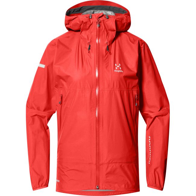 Haglöfs L.I.M GTX Jacket W – Geacă GORE-TEX Paclite ultraușoară - Roșu Poppy Red