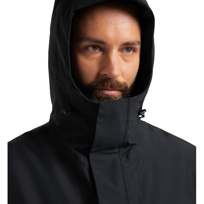 Haglöfs Salix Proof Mimic Parka – Parka izolată impermeabilă - Negru True Black