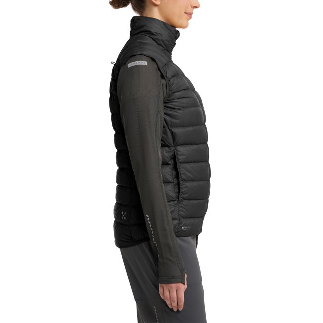 Haglöfs L.I.M Down Vest W – Vestă din puf ușoară - Negru True Black