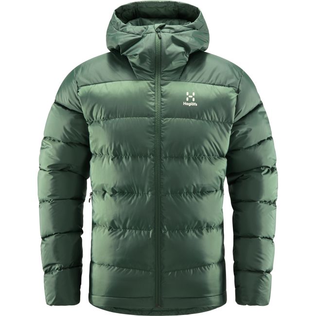 Haglöfs Bield Down Hood – Geacă din puf cu glugă - Verde închis Fjell Green
