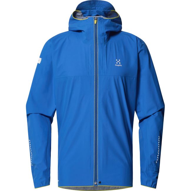 Haglöfs L.I.M Tempo Trail Proof Jacket – Geacă impermeabilă ultraușoară de alergare trail - Albastru Electric Blue