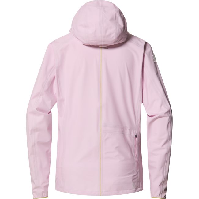 Haglöfs L.I.M Tempo Trail Proof Jacket W – Geacă impermeabilă ultraușoară de alergare trail - Roz Fresh Pink