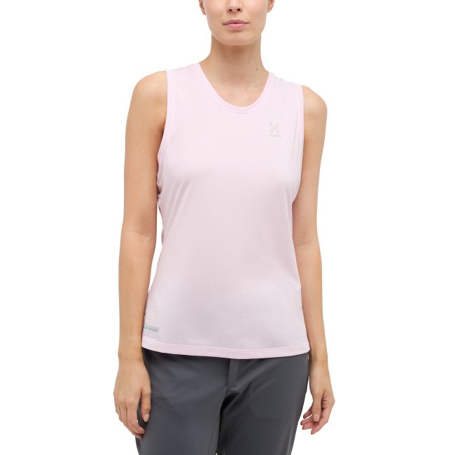 Haglöfs L.I.M Tempo Trail Tank W – Maiou de alergare trail - Roz Fresh Pink