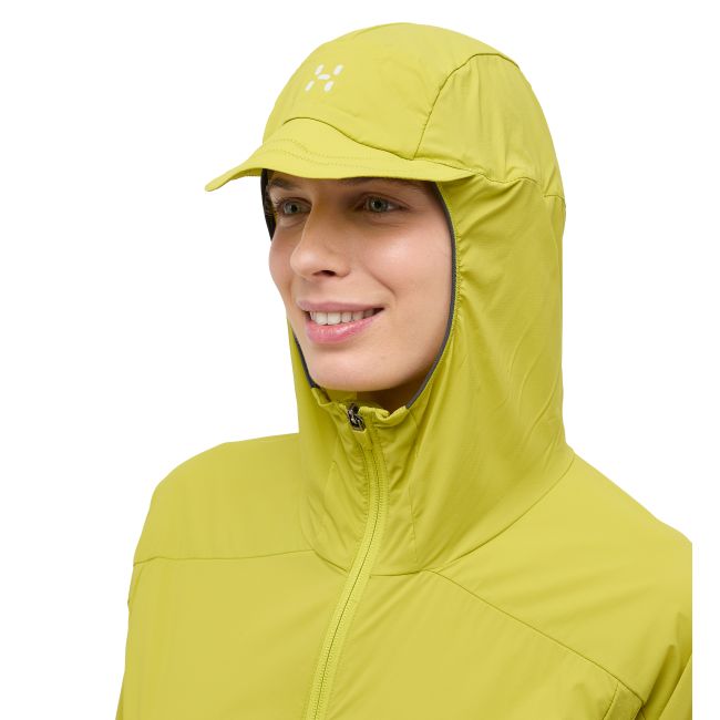 Haglöfs L.I.M Tempo Trail Jacket W – Geacă de alergare trail ușoară - Verde Aurora