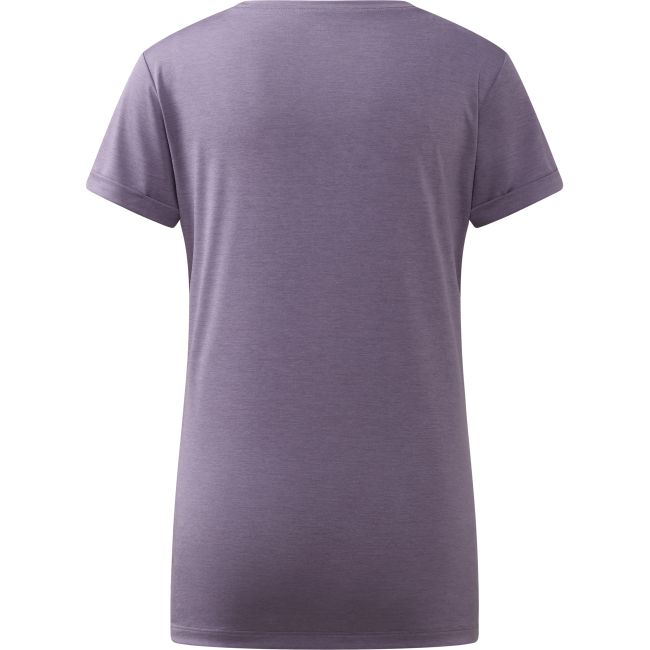Haglöfs Ridge Hike Tee W – Tricou tehnic de drumeție - Mov Purple Fog