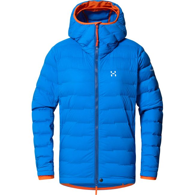 Haglöfs Spitz Down Hood W – Geacă din puf elastică cu glugă - Albastru Electric Blue