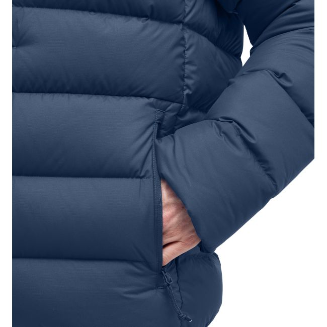 Haglöfs Rosson Down Hood – Geacă din puf cu glugă - Albastru închis Tarn Blue