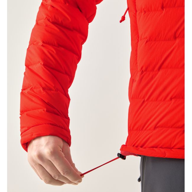 Haglöfs Spitz Down Hood – Geacă din puf elastică cu glugă - Roșu Tech Red
