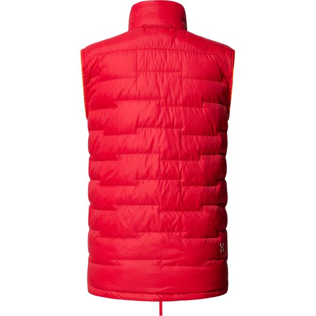Haglöfs ROC Flash Down Vest W – Vestă tehnică din puf - Roșu Bright Red