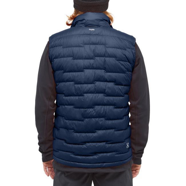 Haglöfs ROC Flash Down Vest – Vestă tehnică din puf - Albastru închis Tarn Blue