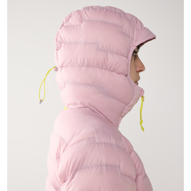 Haglöfs ROC Flash Down Hood W – Geacă tehnică din puf cu glugă - Roz Dusty Rose