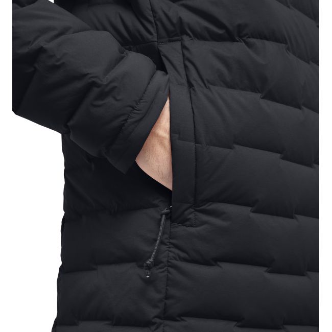 Haglöfs Spitz Down Hood – Geacă din puf elastică cu glugă - Negru True Black