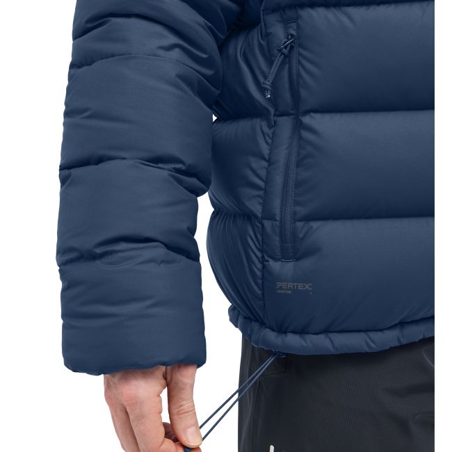 Haglöfs Rosson Down Hood – Geacă din puf cu glugă - Albastru închis Tarn Blue