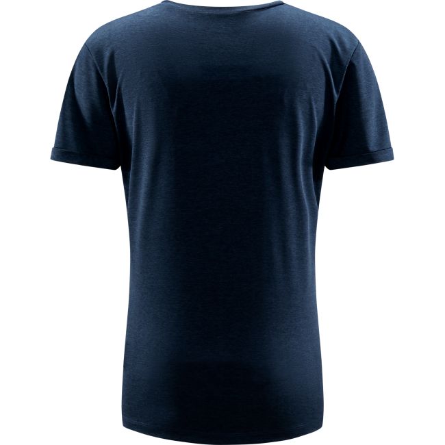 Haglöfs Ridge Hike Tee W – Tricou tehnic de drumeție - Albastru închis Tarn Blue Solid