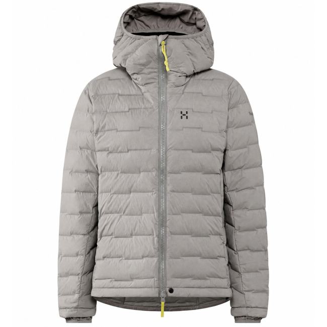 Haglöfs Spitz Down Hood W – Geacă din puf elastică cu glugă - Gri Stone Brick