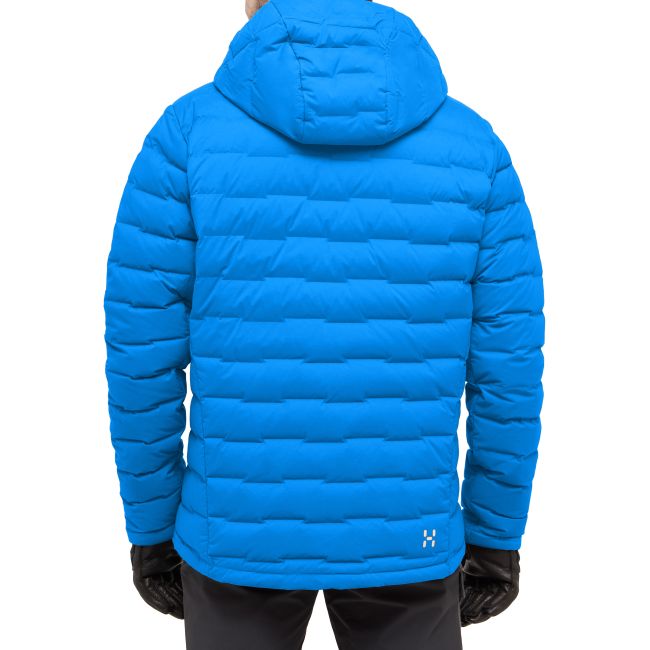 Haglöfs Spitz Down Hood – Geacă din puf elastică cu glugă - Albastru Electric Blue
