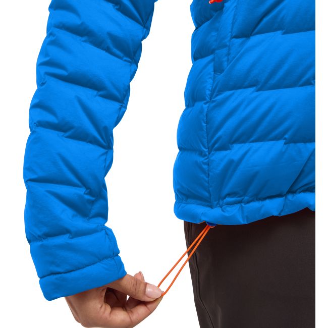 Haglöfs Spitz Down Hood W – Geacă din puf elastică cu glugă - Albastru Electric Blue