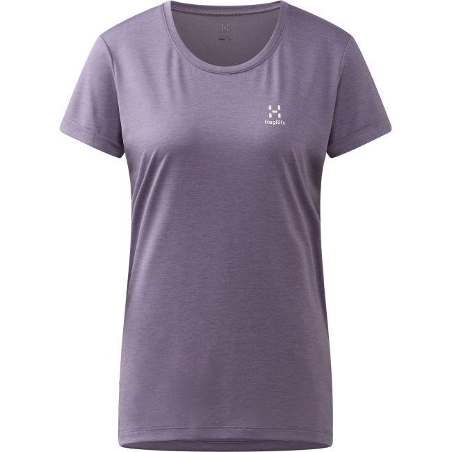 Haglöfs Ridge Hike Tee W – Tricou tehnic de drumeție - Mov Purple Fog
