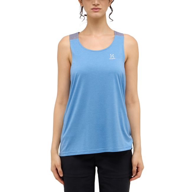 Haglöfs Ridge Tank W – Maiou tehnic - Albastru deschis Sky Blue
