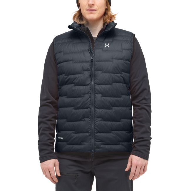 Haglöfs ROC Flash Down Vest – Vestă tehnică din puf - Negru True Black