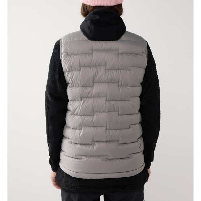Haglöfs ROC Flash Down Vest W – Vestă tehnică din puf - Gri Stone Brick