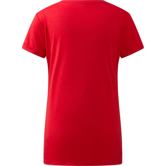 Haglöfs Ridge Hike Tee W – Tricou tehnic de drumeție - Roșu Bright Red