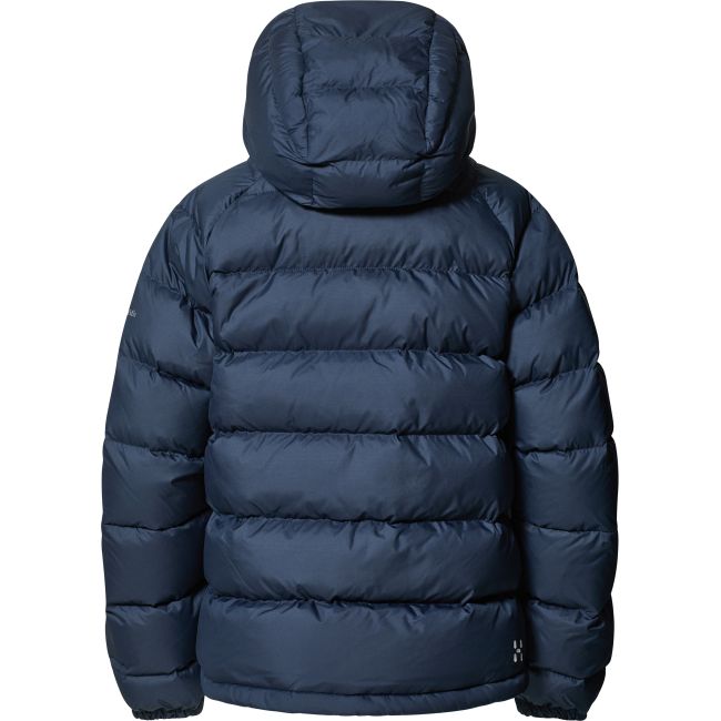 Haglöfs Rosson Down Hood W – Geacă din puf cu glugă - Albastru închis Tarn Blue