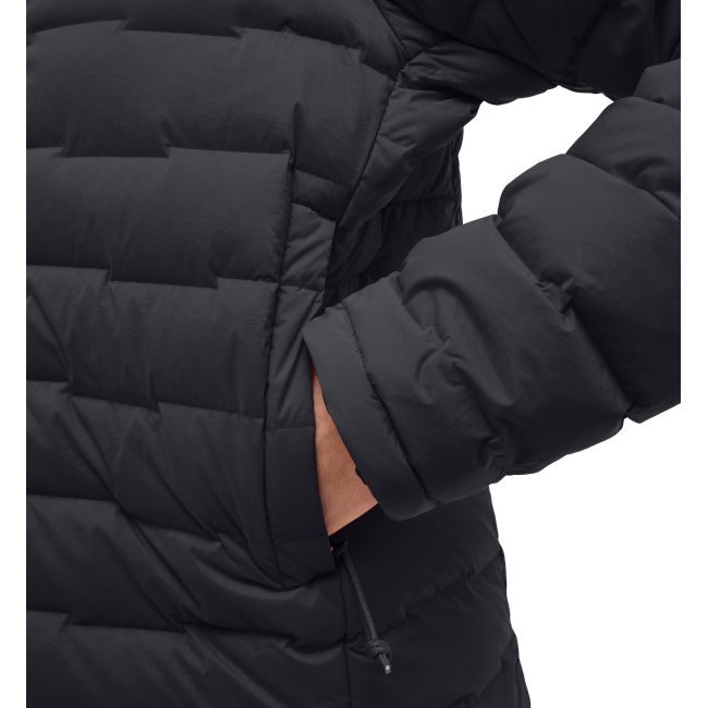Haglöfs Spitz Down Hood W – Geacă din puf elastică cu glugă - Negru True Black