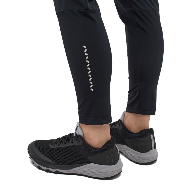 Haglöfs L.I.M Tempo Trail Pants W – Pantaloni de alergare trail - Negru True Black