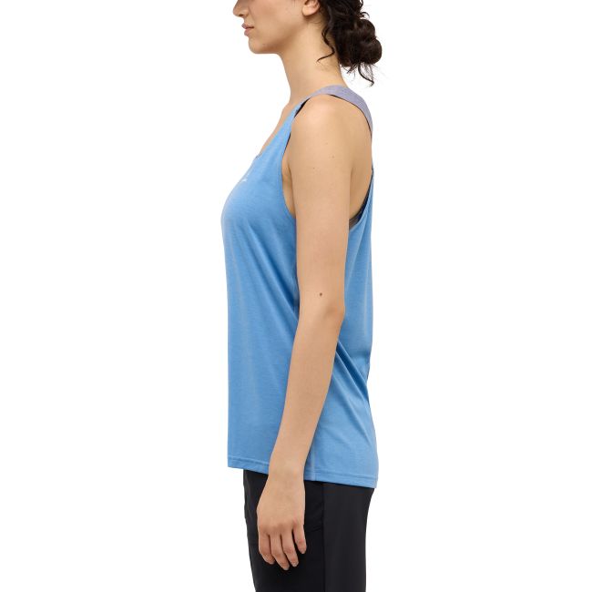 Haglöfs Ridge Tank W – Maiou tehnic - Albastru deschis Sky Blue