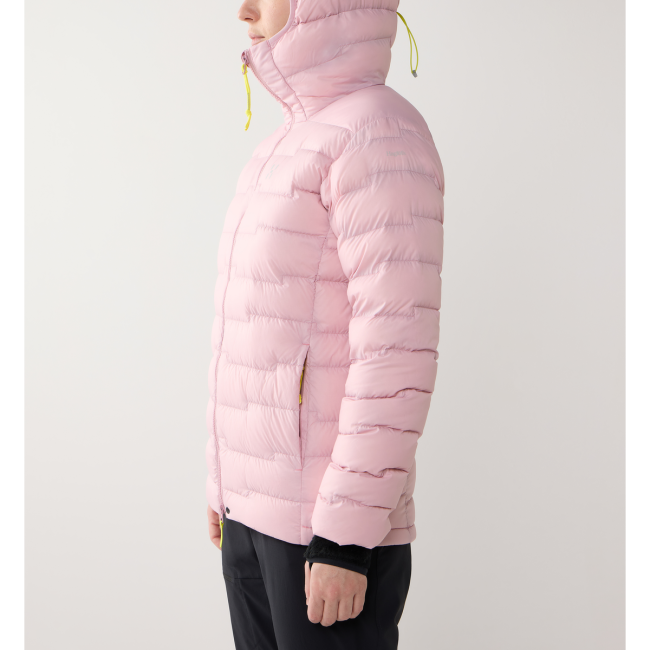 Haglöfs ROC Flash Down Hood W – Geacă tehnică din puf cu glugă - Roz Dusty Rose
