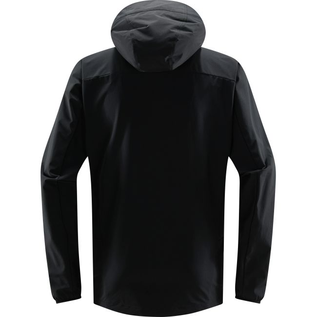 Haglöfs Move Softshell Hood – Geacă softshell cu glugă - Negru True Black