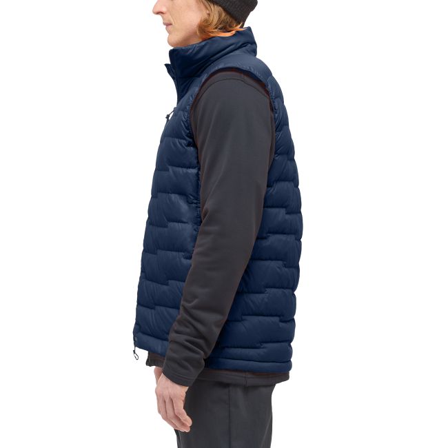 Haglöfs ROC Flash Down Vest – Vestă tehnică din puf - Albastru închis Tarn Blue
