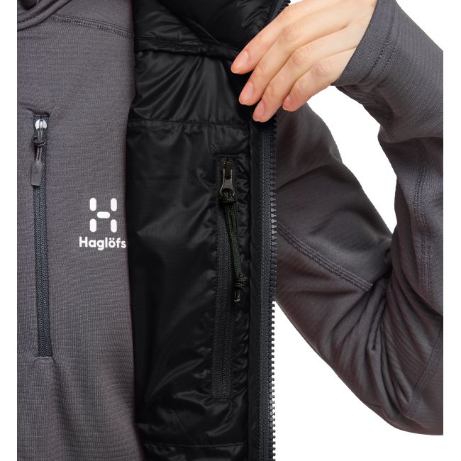 Haglöfs ROC Flash Down Vest W – Vestă tehnică din puf - Negru True Black