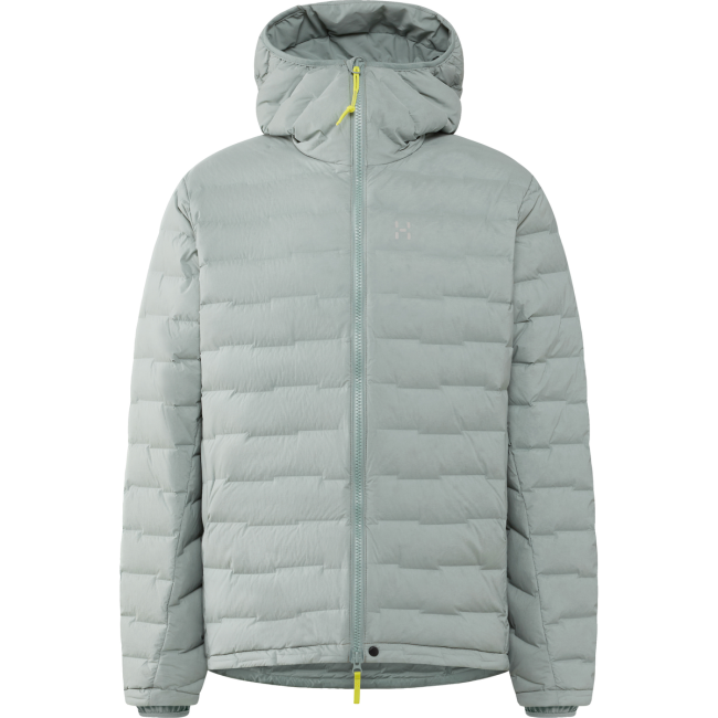 Haglöfs Spitz Down Hood – Geacă din puf elastică cu glugă - Verde Dew Green