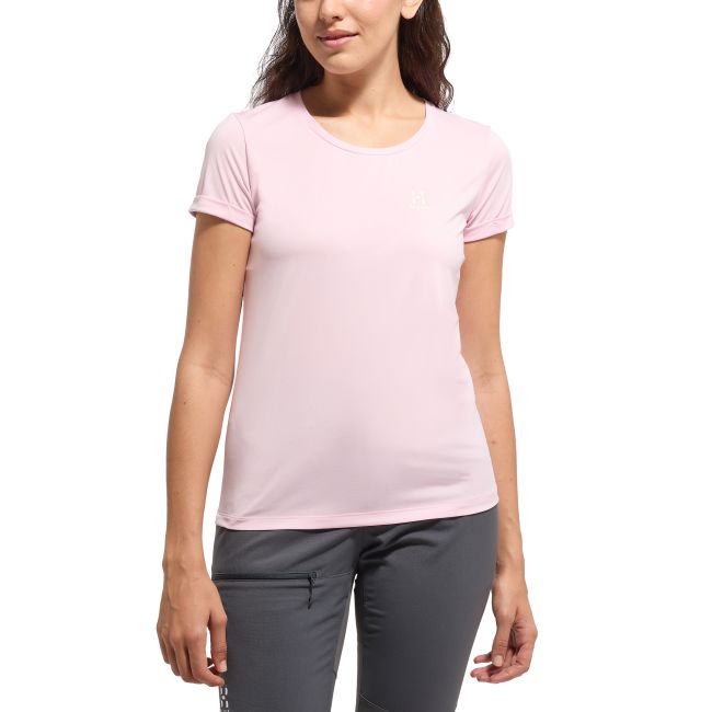 Haglöfs Ridge Hike Tee W – Tricou tehnic de drumeție - Roz Fresh Pink