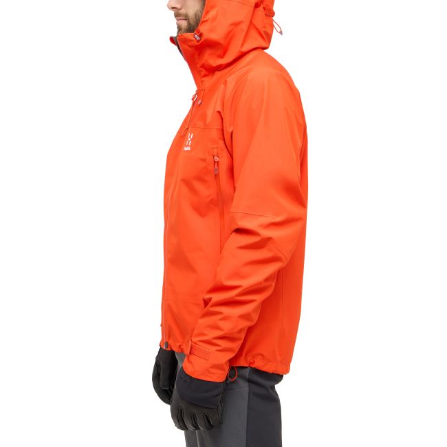 Haglöfs ROC Flash GTX Jacket – Geacă GORE-TEX pentru munte - Portocaliu Habanero