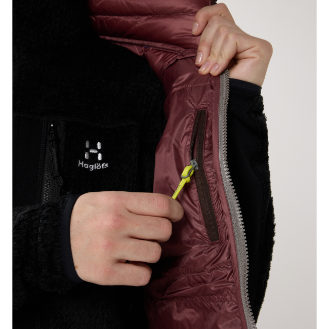 Haglöfs ROC Flash Down Vest W – Vestă tehnică din puf - Gri Stone Brick