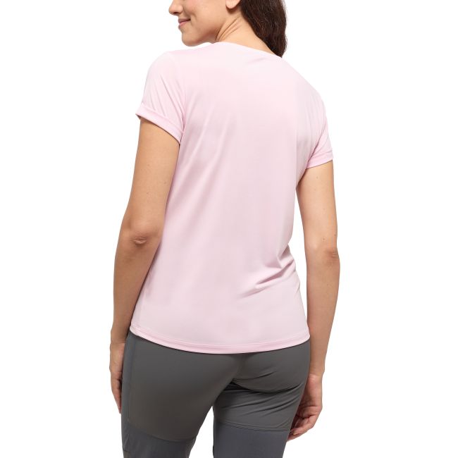 Haglöfs Ridge Hike Tee W – Tricou tehnic de drumeție - Roz Fresh Pink