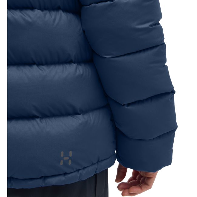 Haglöfs Rosson Down Hood – Geacă din puf cu glugă - Albastru închis Tarn Blue