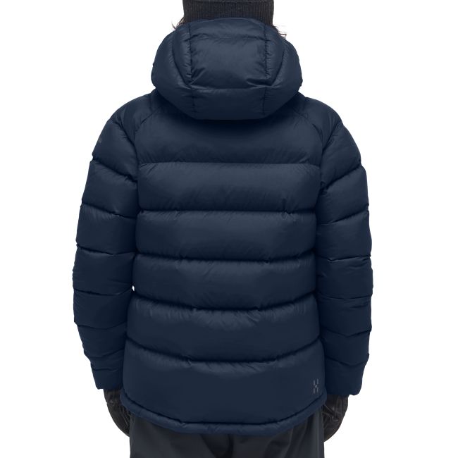 Haglöfs Rosson Down Hood W – Geacă din puf cu glugă - Albastru închis Tarn Blue