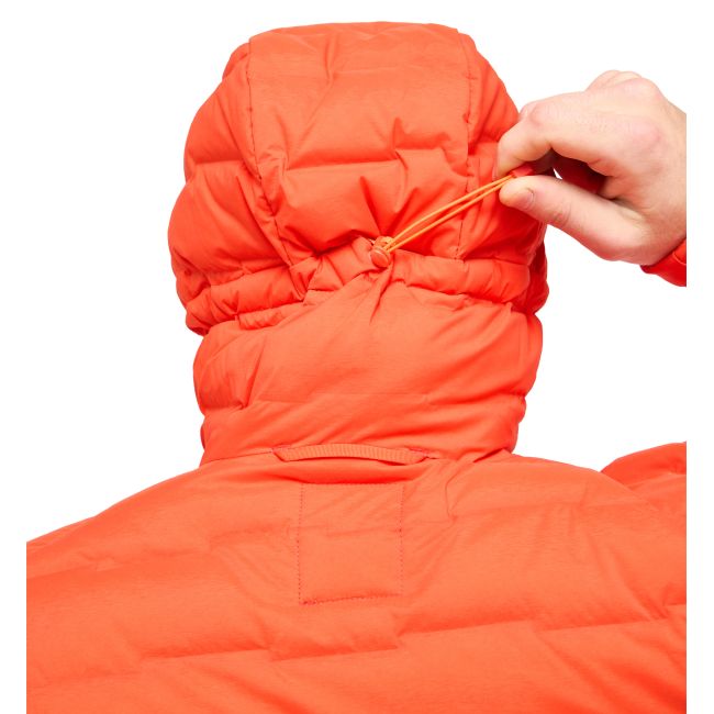 Haglöfs Spitz Down Hood – Geacă din puf elastică cu glugă - Portocaliu Habanero