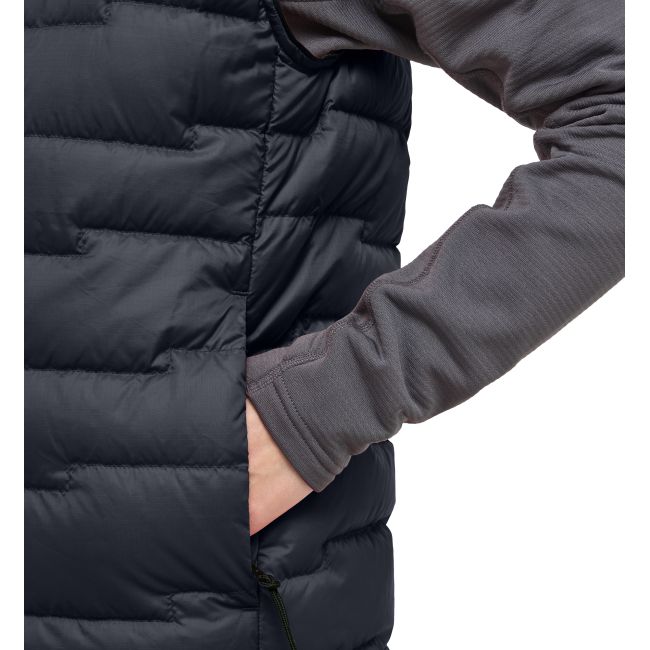 Haglöfs ROC Flash Down Vest W – Vestă tehnică din puf - Negru True Black