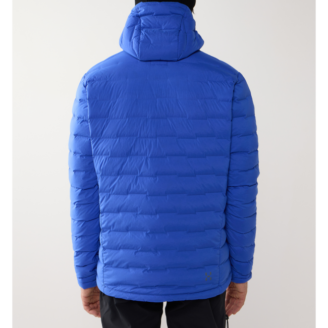 Haglöfs Spitz Down Hood – Geacă din puf elastică cu glugă - Albastru Northern Blue