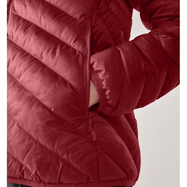 Haglöfs Särna Mimic Hood W – Geacă izolată Mimic cu glugă - Roșu Carmine Red