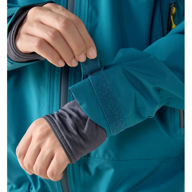 Haglöfs L.I.M Airak 2,5L Jacket W – Geacă impermeabilă ultraușoară 2,5 straturi - Albastru Deep Teal